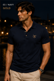 NOCTURE Navy Polo
